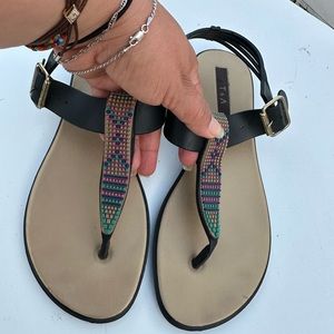T&A jelly sandals size 9